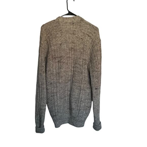 Pendleton 100% Virgin Wool Speckled Yarn Button Front Grandpa Cardigan Size L - Picture 2 of 9